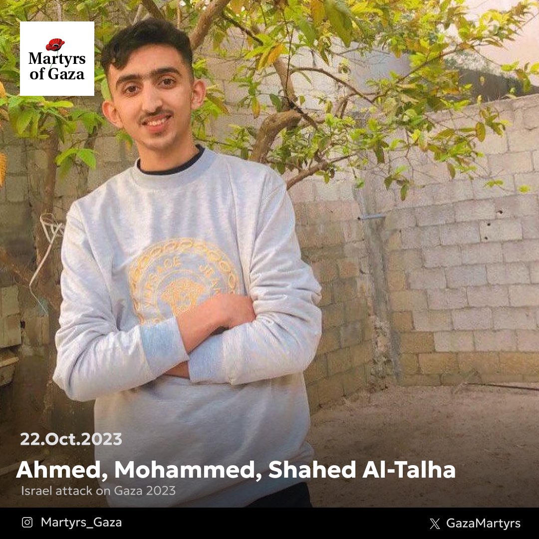 Martyr: Ahmed, Mohammed, and Shahed Al-Talha 1