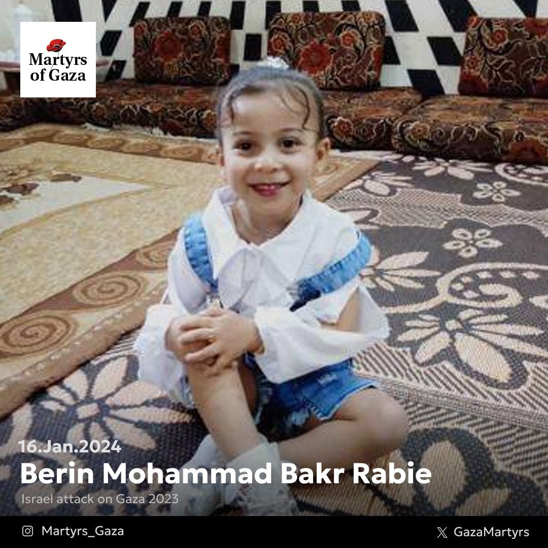 Martyr: Berin Mohammad Bakr Rabie 1