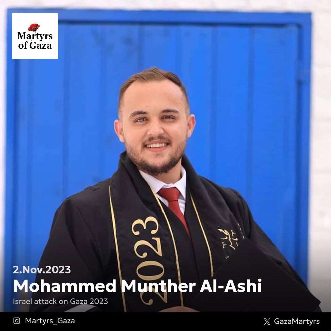 Image of martyr: Mohammed Munther Al-Ashi
