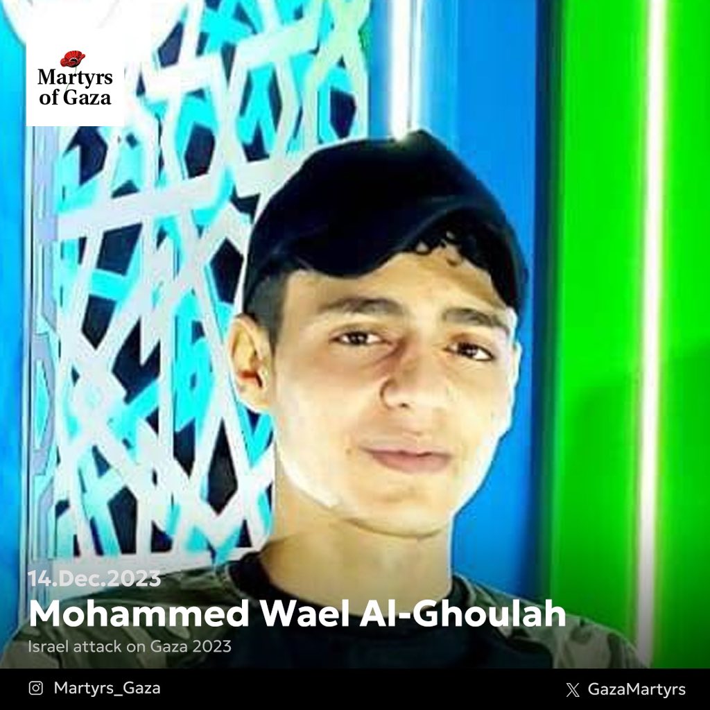Martyr: Mohammed Wael Al-Ghoulah 1