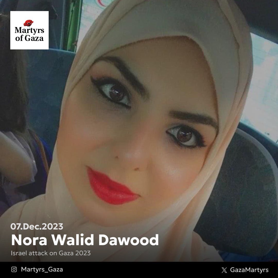 Martyr: Nora Walid Dawood 2