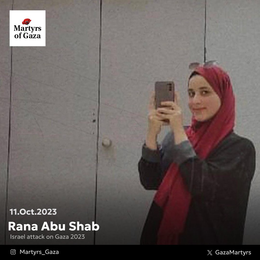 Image of martyr: Rana Abu Shab