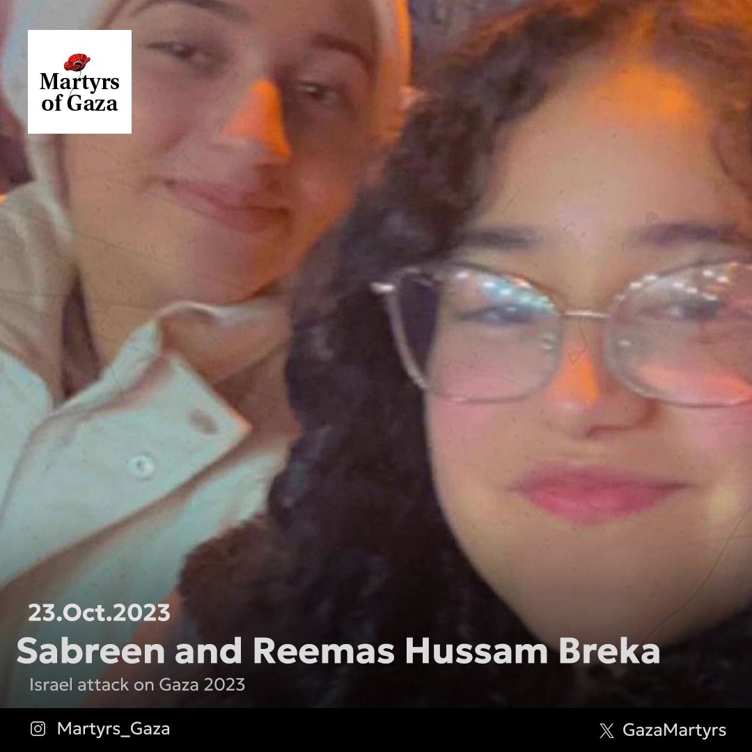 Martyr: Sabreen and Reemas Hussam Breka 1