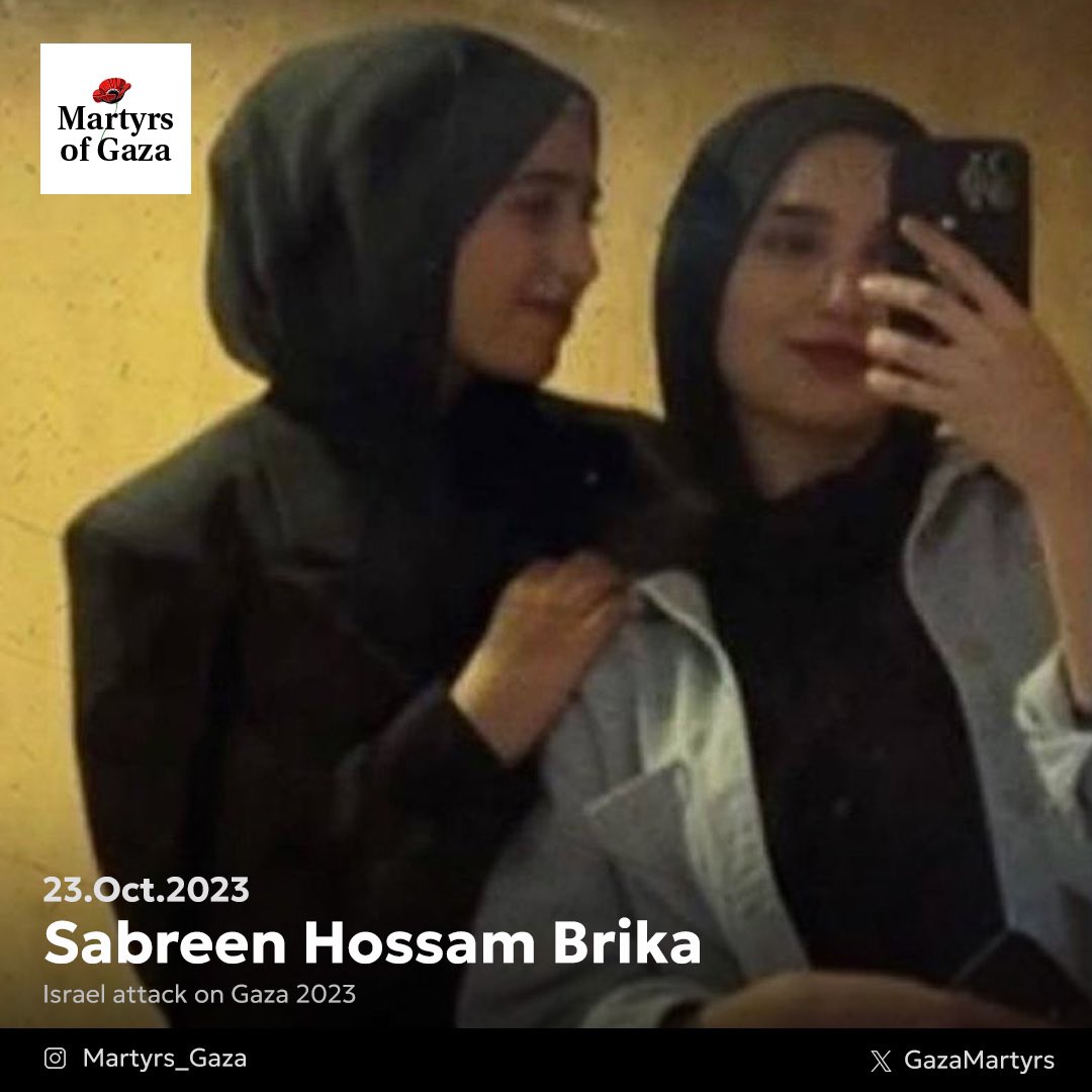 Martyr: Sabreen Hossam Brika 0