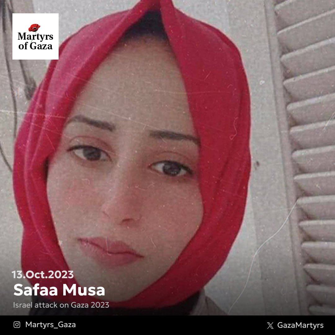 Image of martyr: Safaa Musa