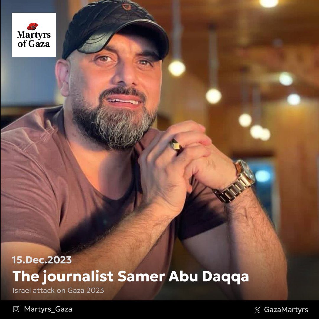 Martyr: Samer Abu Daqqa 0