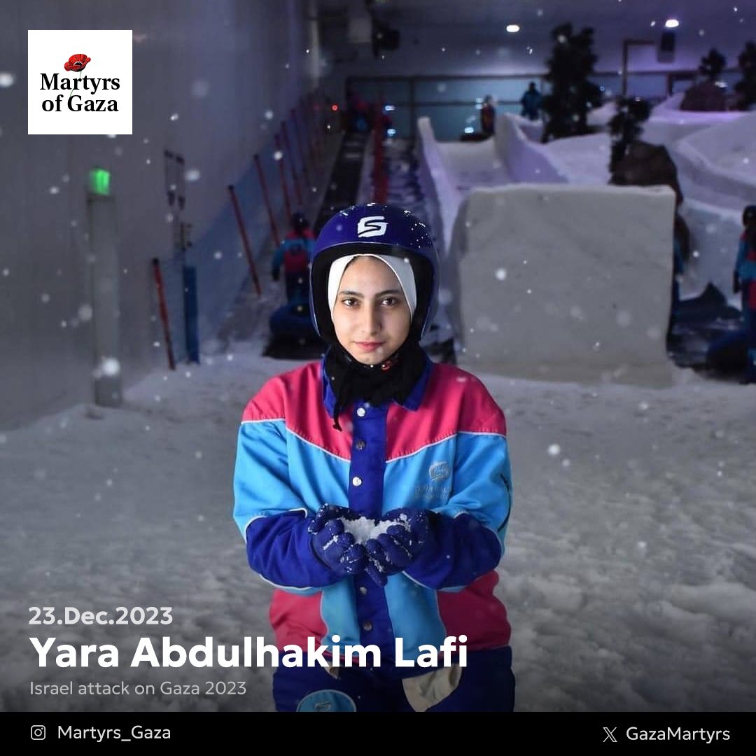 Image of martyr: Yara Abdulhakim Lafi