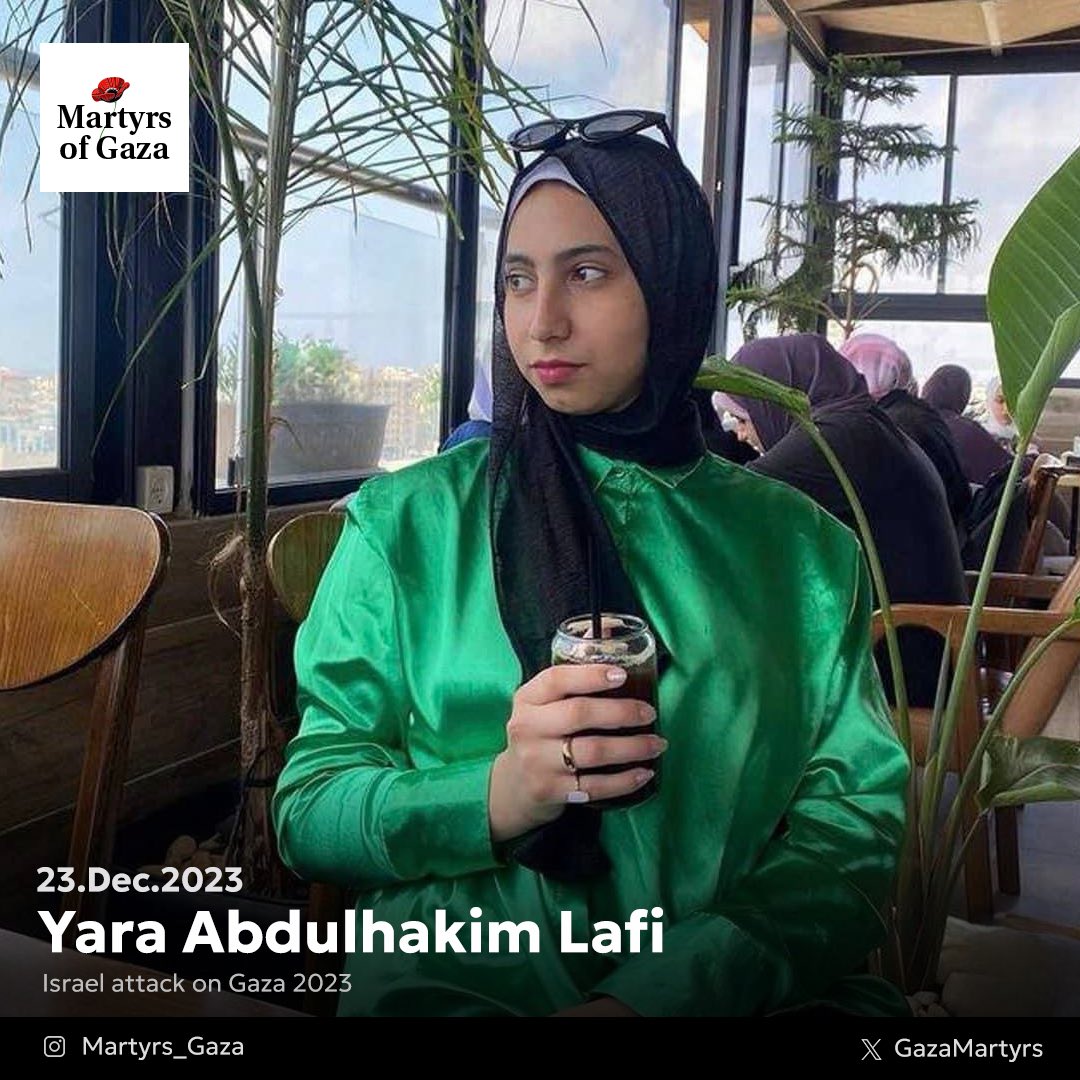 Martyr: Yara Abdulhakim Lafi 1